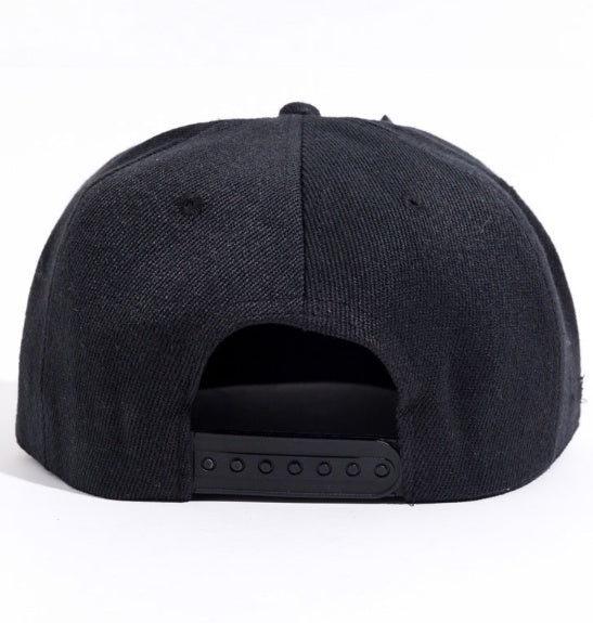 Rivet Studded Black Streetwear Hat