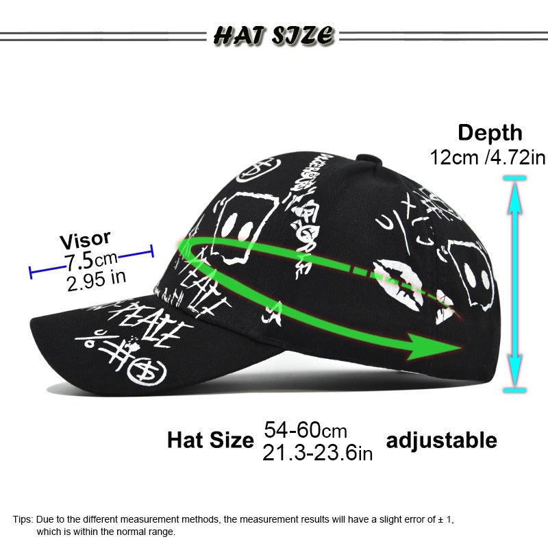 Outdoor "Peace" Trend Streetwear Cap
