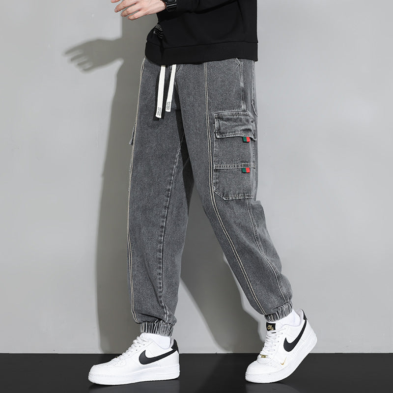 Retro Workwear Straight-Leg Jeans