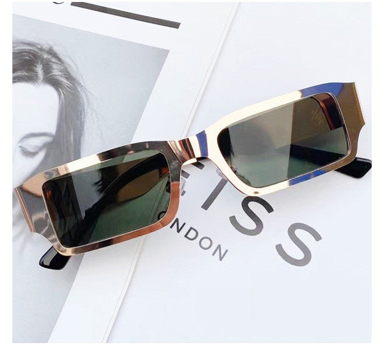 Metal Small Square Frame Glasses