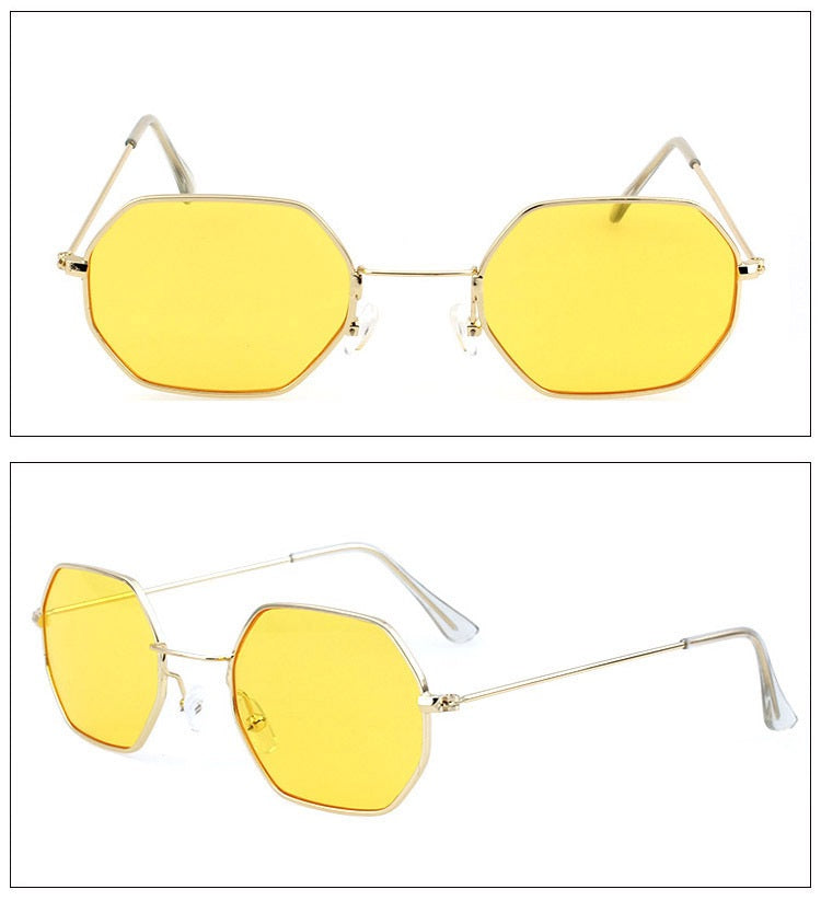 Polygonal Ocean Lens Streetwear Sunglasses
