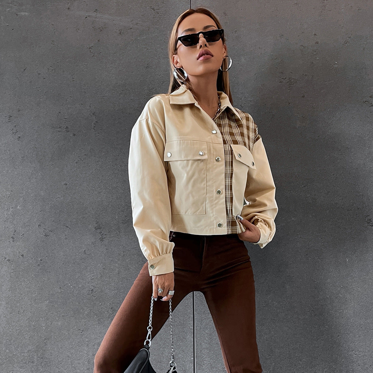 Single-Breasted Lapel Oversized Coat